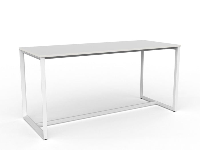 Anvil Bar Leaner Table 2400mm x 900mm - White Frame (Choice of Worktop Colours) White KG_ANVBARL249_W_W
