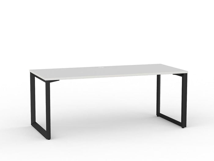 Anvil Desk 1800mm x 800mm (Choice of Frame & Worktop Colours) Black / White KG_ANVD18B_W