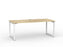Anvil Desk 1800mm x 800mm (Choice of Frame & Worktop Colours) White / Atlantic Oak KG_ANVD18_AO