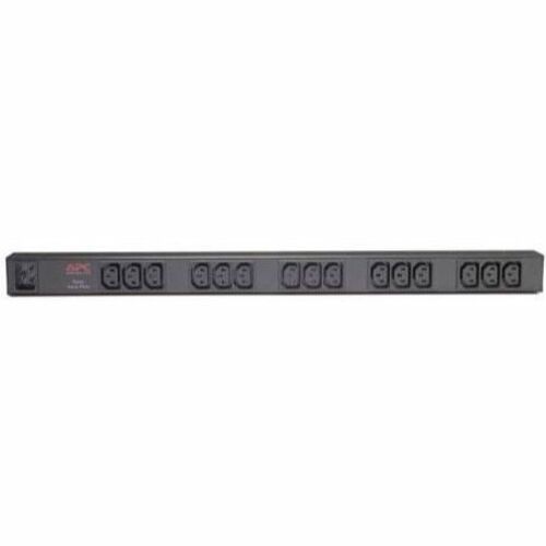 APC by Schneider Electric Basic Rack 3.68kVA PDU - Basic - IEC 60320 C20 - 15 x IEC 60320 C13 - 200 V, 208 V, 230 V - 3.68 kW - 2.50 m Cord Length - 0U - Rack-mountable IM1576891