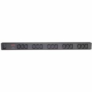 APC by Schneider Electric Basic Rack 3.68kVA PDU - Basic - IEC 60320 C20 - 15 x IEC 60320 C13 - 200 V, 208 V, 230 V - 3.68 kW - 2.50 m Cord Length - 0U - Rack-mountable IM1576891