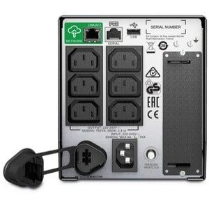 APC by Schneider Electric Smart-UPS 750VA LCD 230V with SmartConnect - Tower - 3 Hour Recharge - 230 V AC Input - 230 V AC Output - Sine Wave - 6 x IEC 60320 C13 - 8 x Battery/Surge Outlet IM5926997