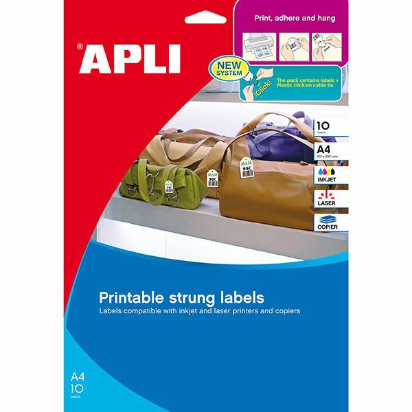 APLI Printable Tags 28 x 43mm (A11946) AO900402-DO