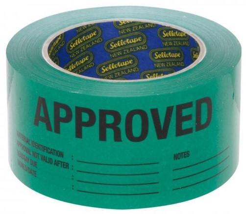 APPROVED Printed Rippable Sellotape RIP060A Label 60mm x 150mm CX2090229