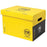 Archive Storage Box With Hinged Lid - Yellow CX300038