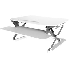 Arise Deskalator, 890mm Wide x 590mm Deep, 150mm to 500mm High, White SY-FEHARISDKL89WH