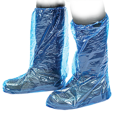 Armour Disposable PE Boot Covers, Blue, 100 Pack RMDOBOOTCOV