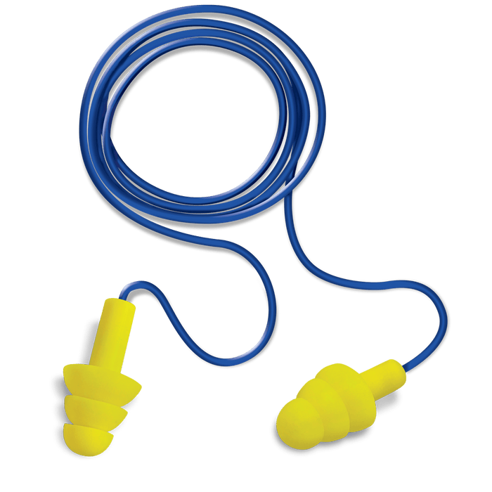 Armour Flanged TPR Ear Plug Corded - Class 4 100 Box RMEPFC100