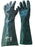 Armour Green PVC Chemical Gauntlet Gloves, Chemical Protection Gloves, 45cm, 12 Pairs RMPVCGRCG45