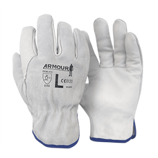 Armour Leather Driver / Rigger Gloves, General Purpose Gloves, 6 Pairs