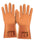 Armour Orange Crinkle Latex Gauntlet, 30cm, 2 Pairs