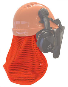 Armour Safety Helmet Neck Nape, Hi Vis Orange RMHPNF