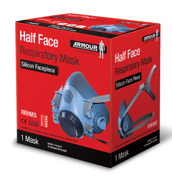 Armour Silicone Half Face Reusable Respiratory Mask