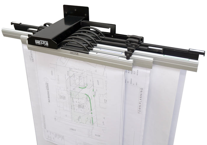 Arnos Hang-A-Plan WR1200 Wall Rack Black ST9AD065