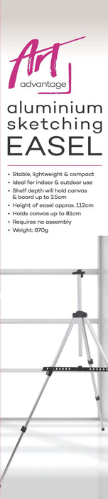 Art Advantage Aluminium Sketch Easel JA0019260