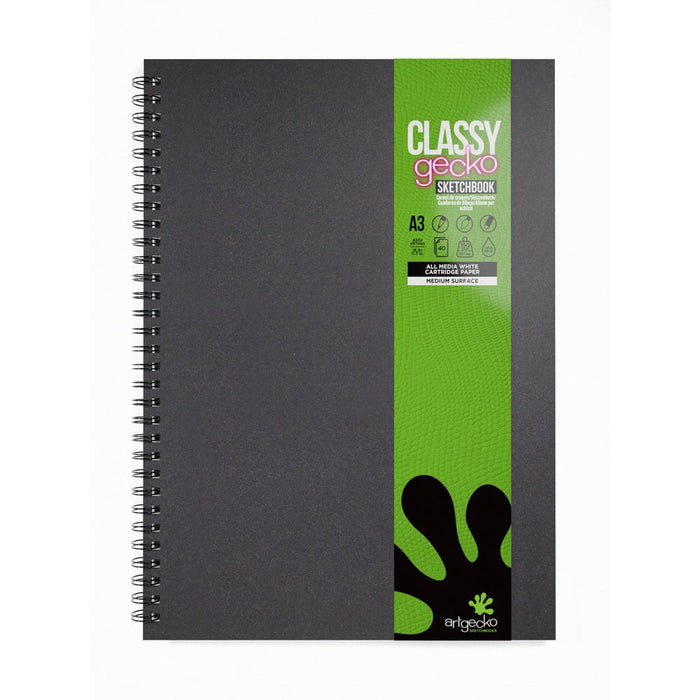 Artgecko Classy Sketchbook A3 80 Pages 40 Sheets 150gsm White Paper CXGEC104