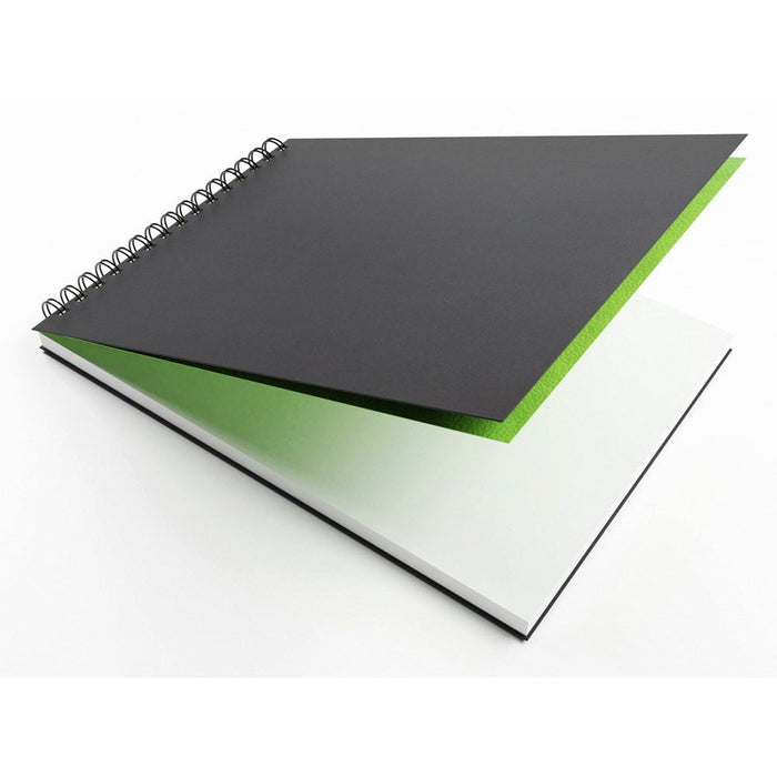 Artgecko Classy Sketchbook A4 Landscape 80 Pages 40 Sheets 150gsm White Paper CXGEC103
