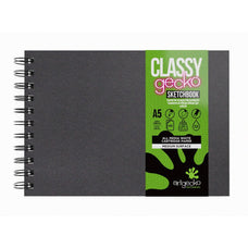 Artgecko Classy Sketchbook A5 Landscape 80 Pages 40 Sheets 150gsm White Paper CXGEC101