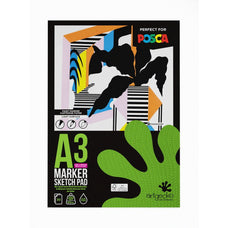 Artgecko Pro Marker Sketchpad A3 30 Sheets 250gsm White Paper CXGEC010
