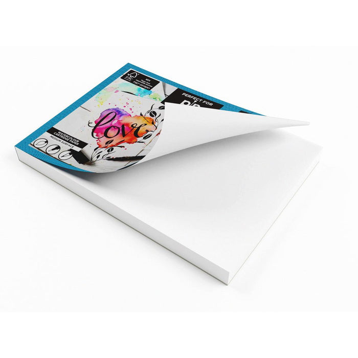 Artgecko Pro Watercolour Postcards A6 20 Sheets 300gsm White Paper CXGEC011