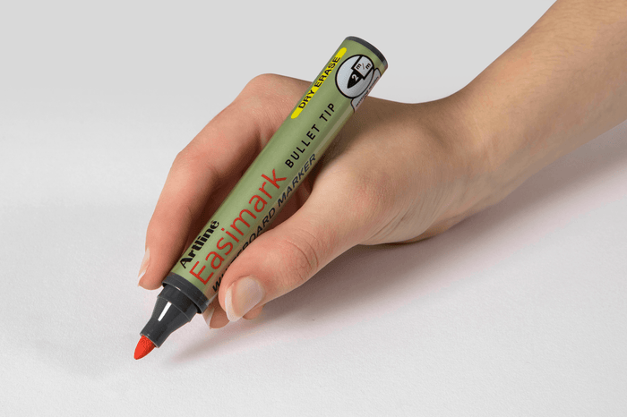 Artline 157 Easimark Whiteboard Marker 2mm Bullet Nib - Red x 12's pack AO115702