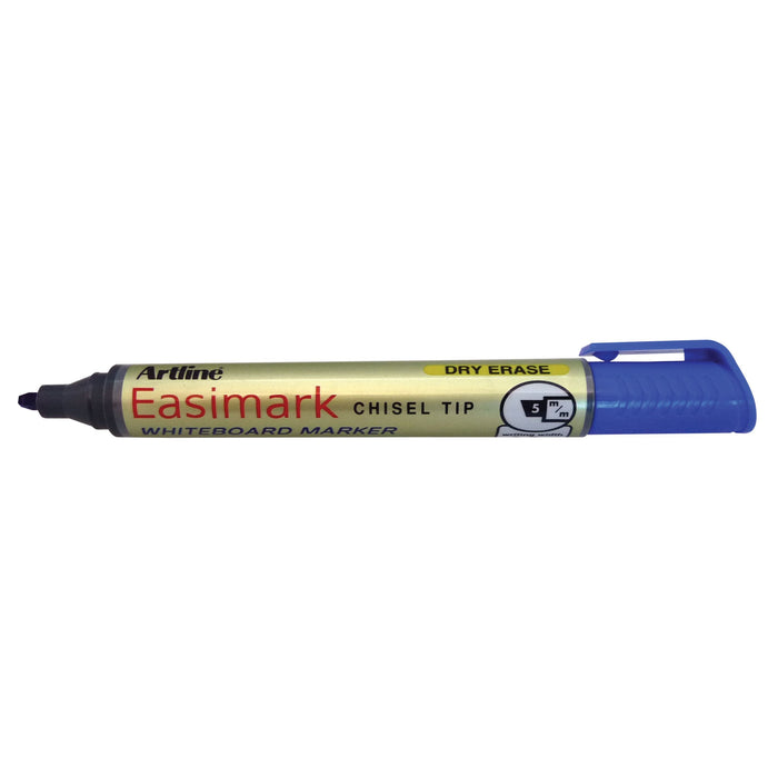 Artline 159 Easimark Whiteboard Marker 5mm Chisel Nib - Blue x 12's pack AO115903