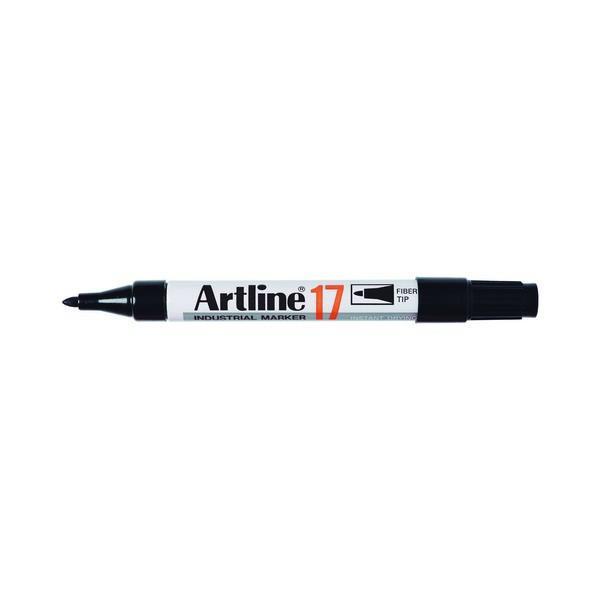Artline 17 Industrial Permanent Marker Bullet Tip Black x 12's AO117001