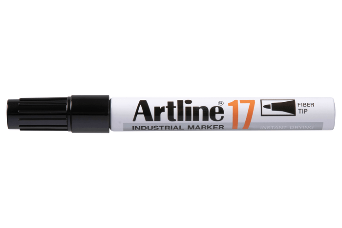 Artline 17 Industrial Permanent Marker Bullet Tip Black x 12's AO117001