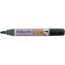 Artline 170 Permanent Marker Fine Tip Black x 12's pack AO101701