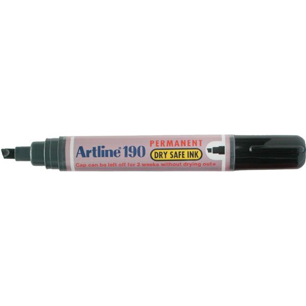 Artline 190 Permanent Marker Fine Tip Black AO101901-DO