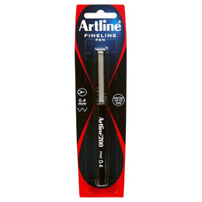 Artline 200 Fineliner Pen 0.4mm Black AO120061