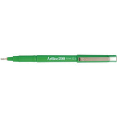 Artline 200 Fineliner Pen 0.4mm Green x 12's pack AO120004