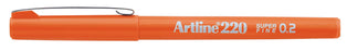 Artline 200 Fineliner Pen 0.4mm Orange x 12's pack AO120005