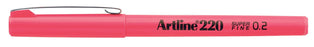 Artline 200 Fineliner Pen 0.4mm Pink x 12's pack AO120009