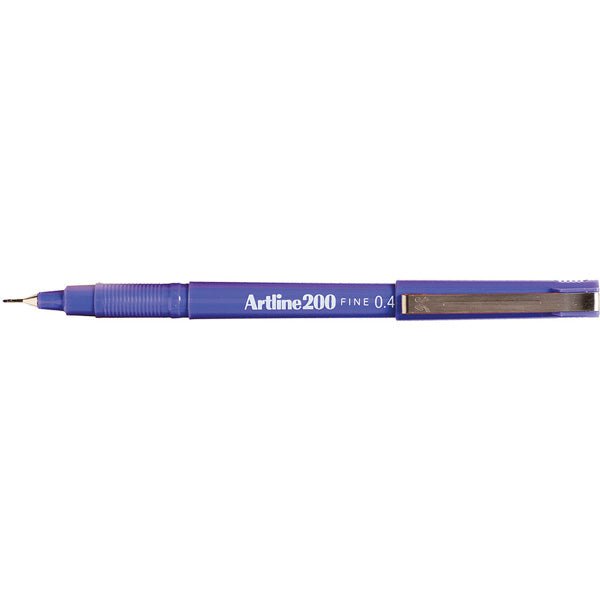 Artline 200 Fineliner Pen 0.4mm Purple x 12's pack AO120006