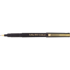 Artline 204 Faxblac Fineliner Pen 0.4mm - Black AO120401