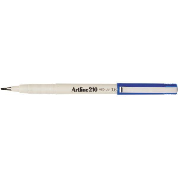 Artline 210 Fineliner Pen 0.6mm - Blue AO121003