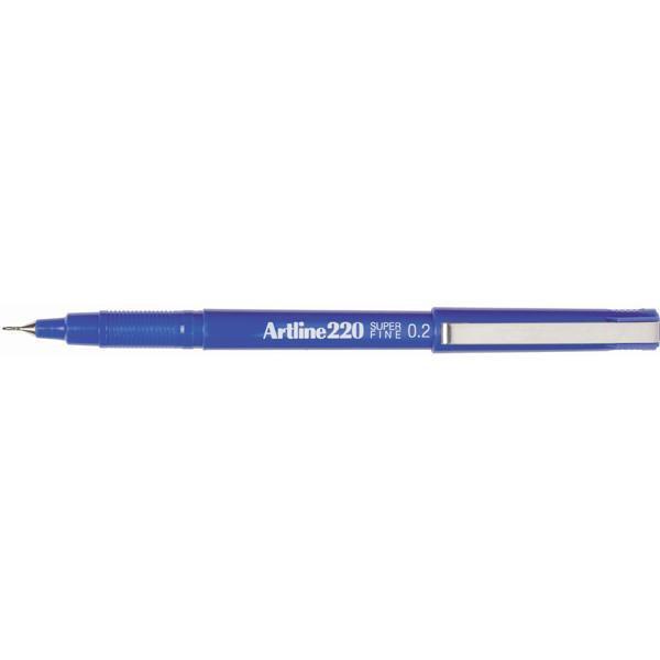 Artline 220 Fineliner Pen 0.2mm - Blue AO122003
