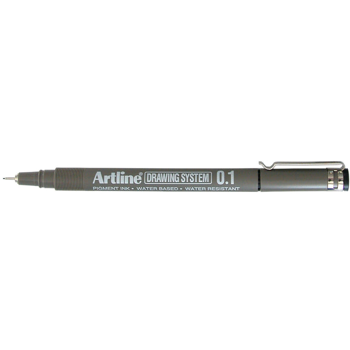 Artline 231 Drawing System Pen 0.1mm Black 12's Pack AO123101