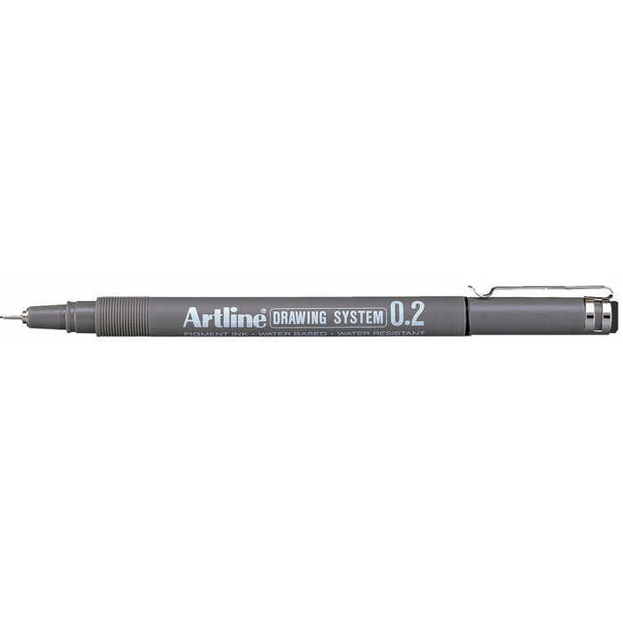 Artline 232 Drawing System Pen 0.2mm Black 12's Pack AO123201