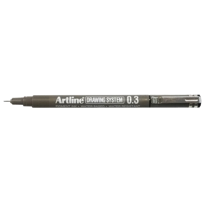 Artline 233 Drawing System Pen 0.3mm Black 12's Pack AO123301
