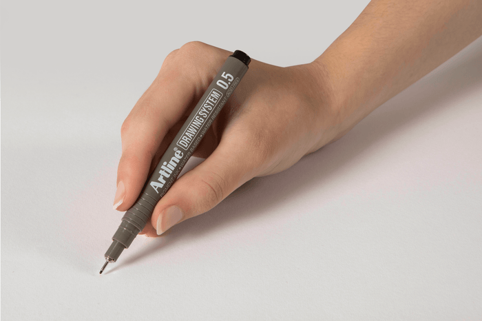 Artline 235 Drawing System Pen 0.5mm Black 12's Pack AO123501