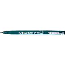 Artline 238 Drawing System Pen 0.8mm Black 12's Pack AO123801