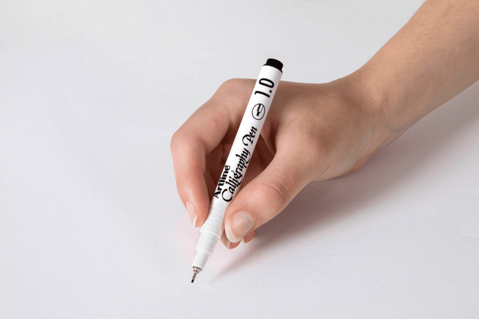 Artline 241 Calligraphy Pen 1mm - Black x 12's pack AO124101