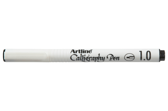 Artline 241 Calligraphy Pen 1mm - Black x 12's pack AO124101