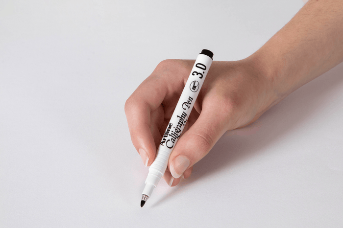 Artline 243 Calligraphy Pen 3mm - Black x 12's pack AO124301