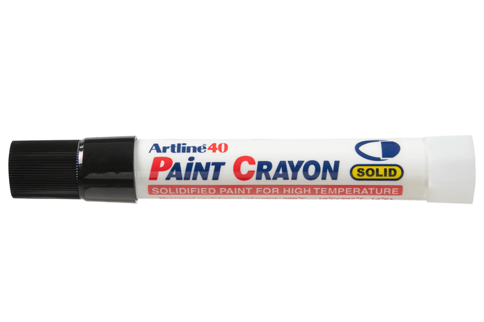 Artline 40 Permanent Paint Crayon Black 12's Pack AO104001