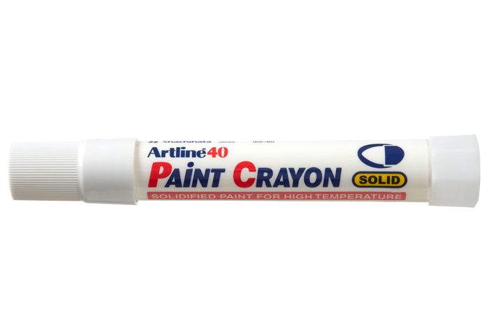 Artline 40 Permanent Paint Crayon White 12's Pack AO104033