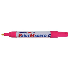 Artline 400 Pink Paint Marker 2.3mm Bullet Tip x 12's pack AO140009