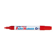 Artline 400 Red Paint Marker 2.3mm Bullet Tip x 12's pack AO140002